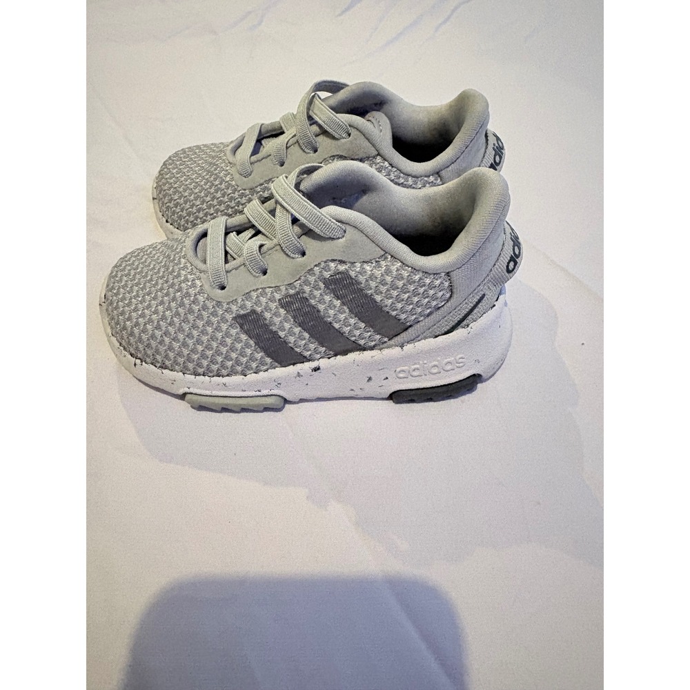 Adidas Racer Grey Sneakers & Hey Dude Wally Black Loafers‎ Toddler Size 5 Bundle
